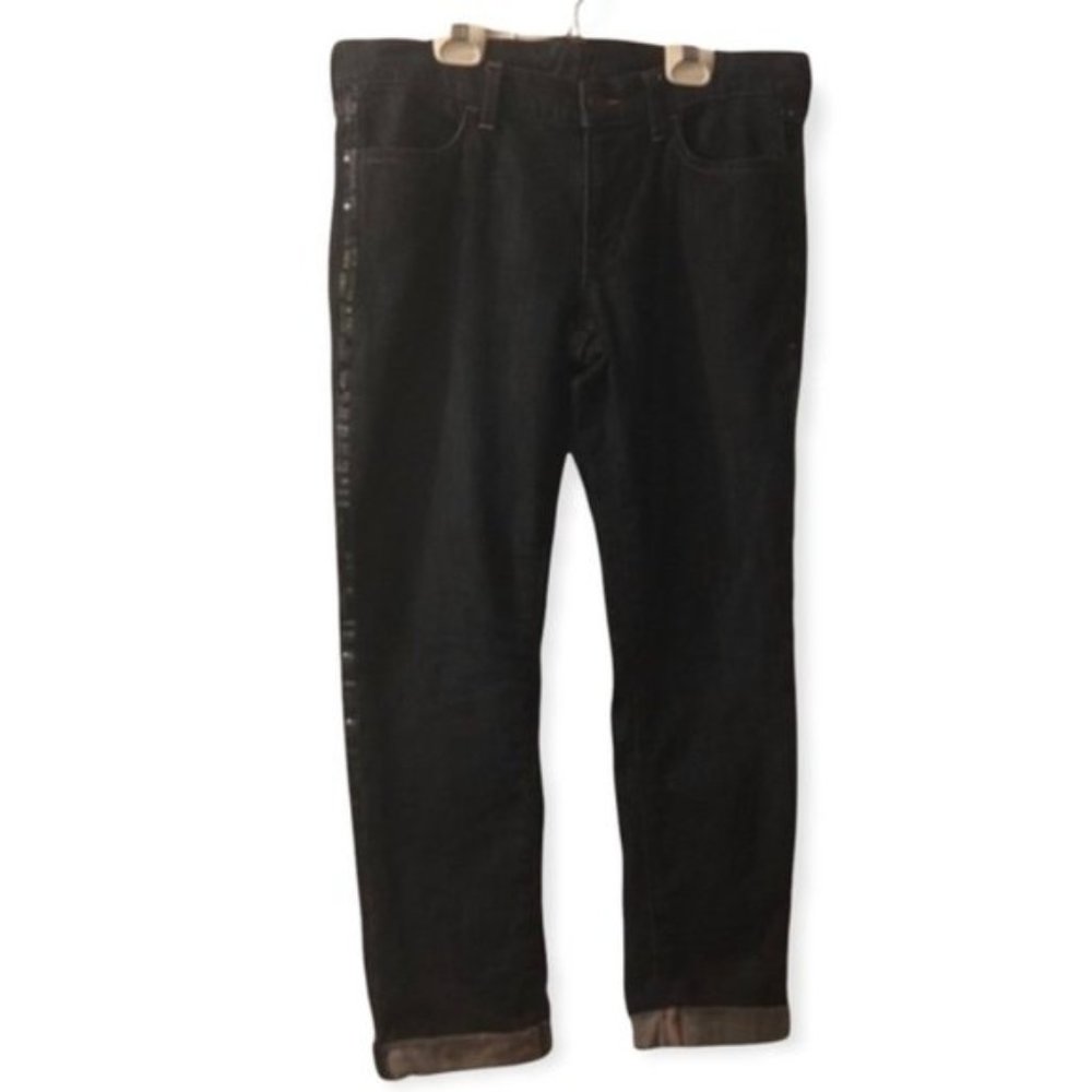 Old Navy Diva Sequin Stripe Cropped Jeans Size 8